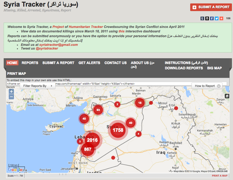 Syria Tracker